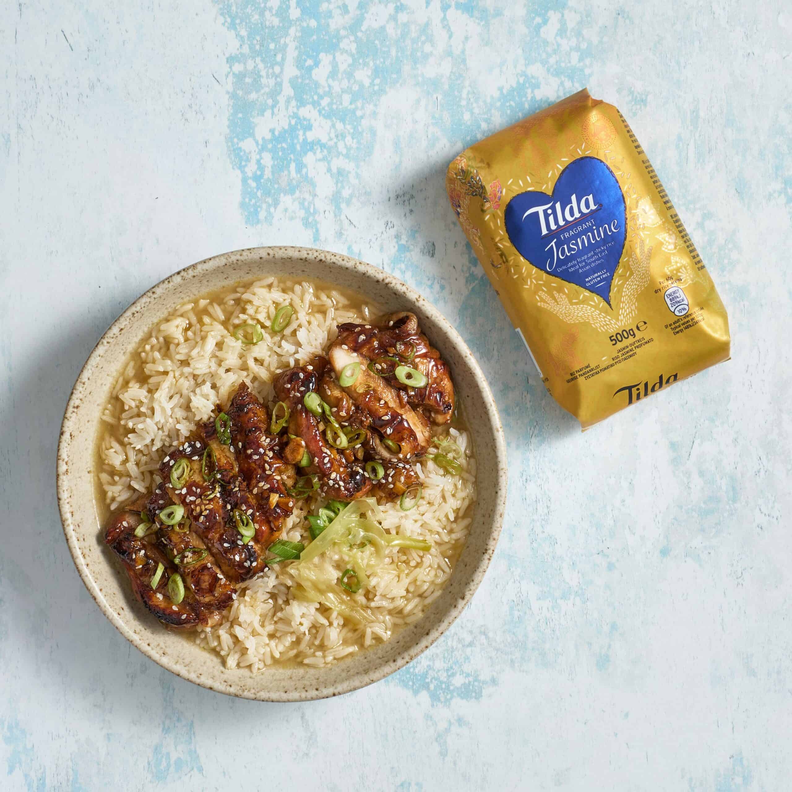 burnt honey teriyaki square
