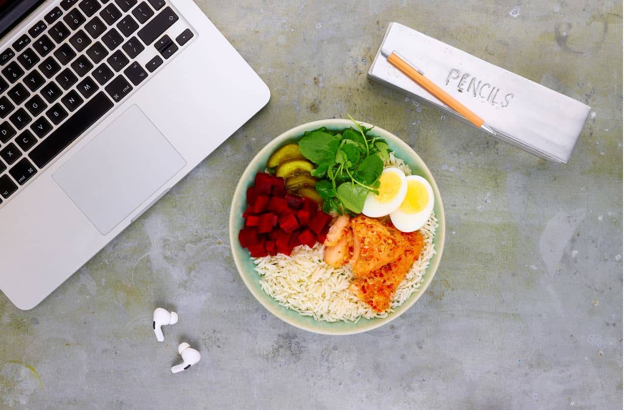 Salmon buddha bowl
