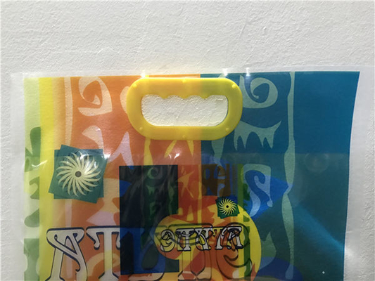 Color Printing Flexible Packaging Bags , Stand Up Pouch Bags With Hand Hole